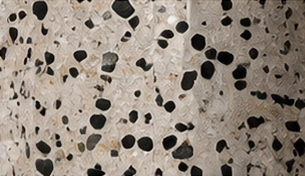 Terrazzo effect porcelain